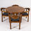 Thumbnail: DANISH DINING TABLE & CHAIRS SET IN STYLE OF RAINER DAUMILLER
