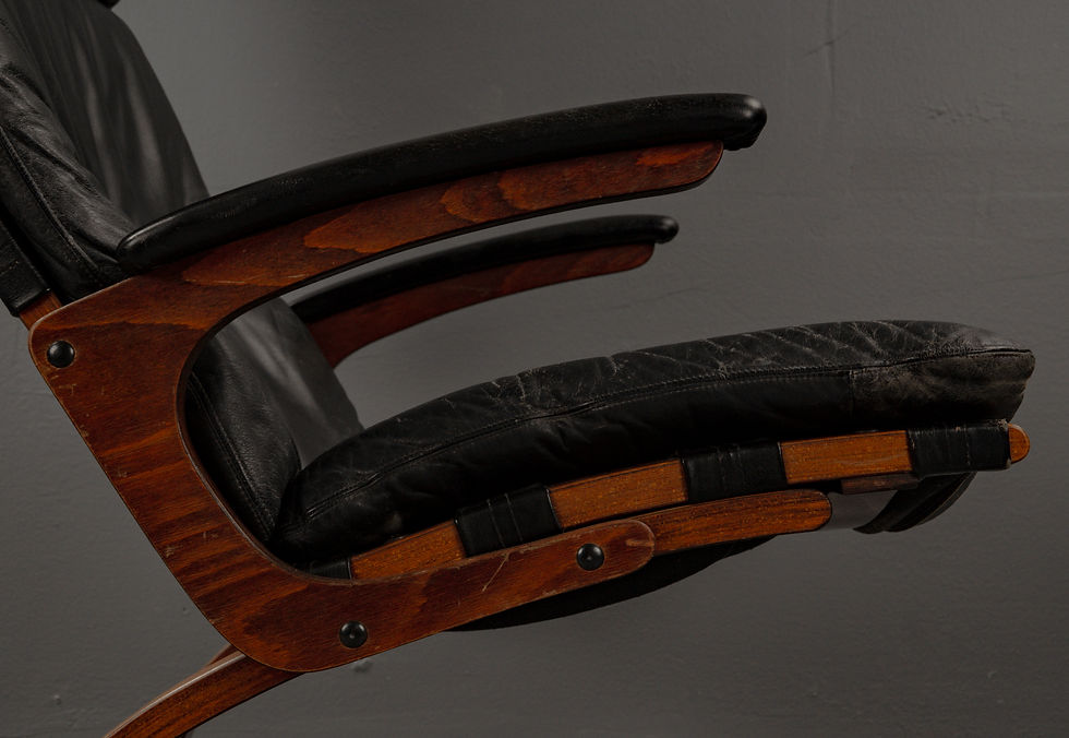 Thumbnail: SIESTA CHAIR & OTTOMAN BY INGMAR RELLING FOR WESTNOFA, 1960S
