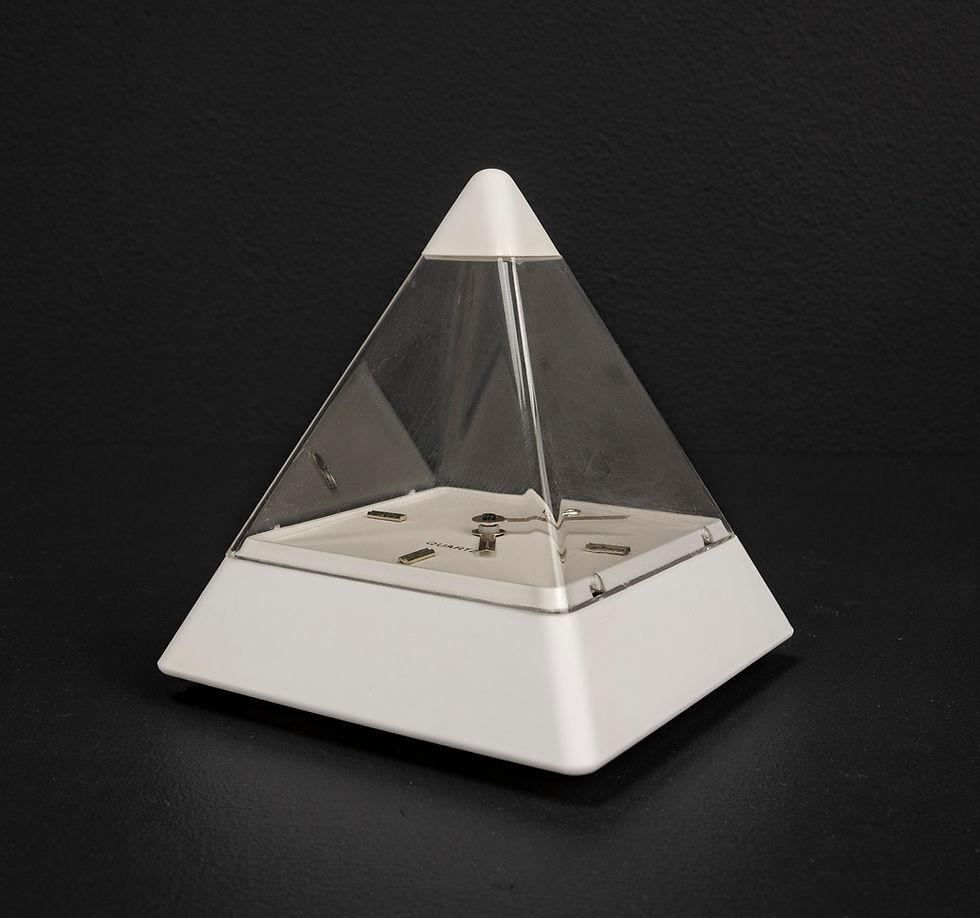 Thumbnail: PYRAMID CLOCK BY HIDEKATSU NOMIZU FOR TOCHIGI TOKEI 1989​​​​​​​