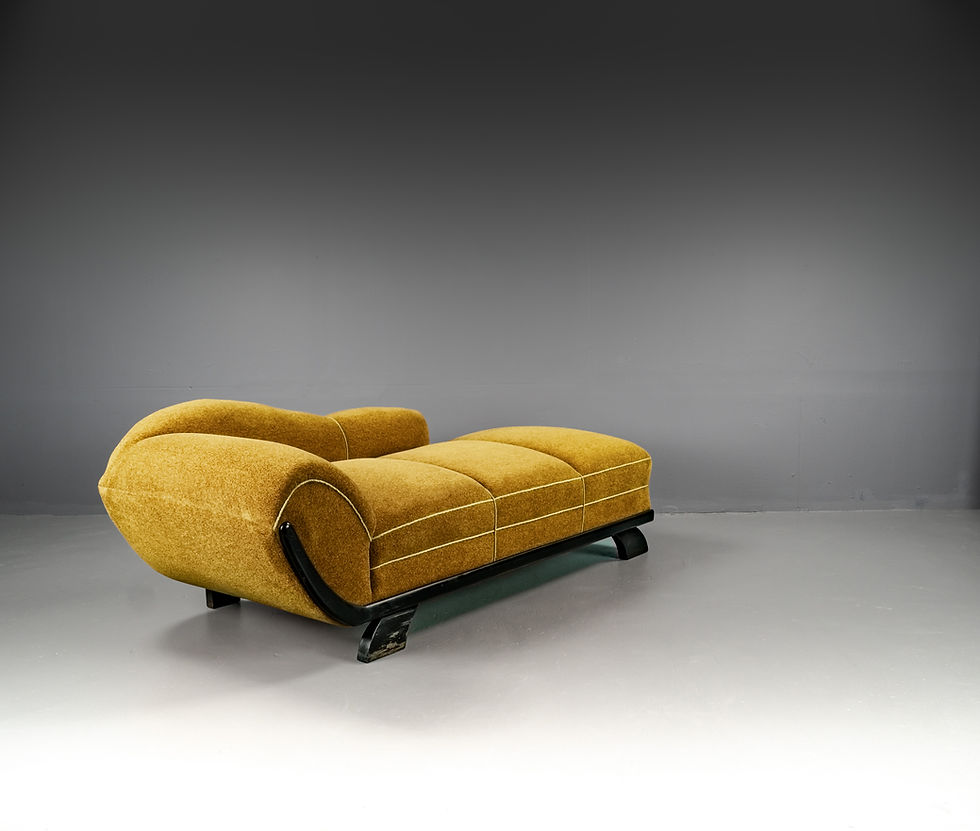 Thumbnail: ART DECO CHAISE LONGUE FROM THE 1920s, MADE IN GERMANY