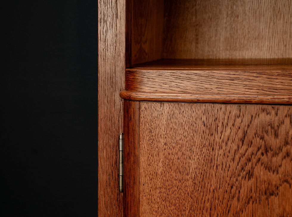 Thumbnail: ​​​​​​​ART DECO CABINET IN OAK BY BRUNO PAUL FOR VEB HELLERAU 1930s