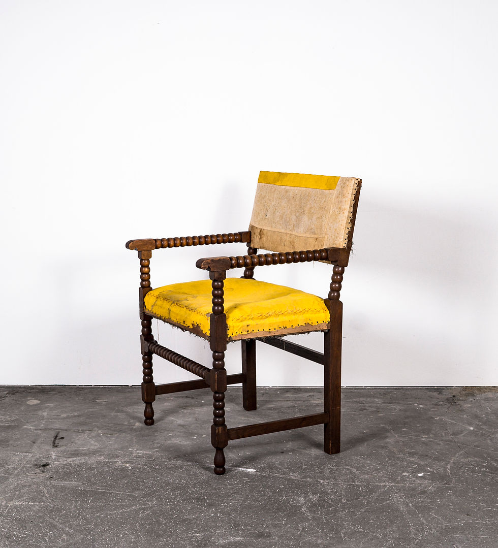 Thumbnail: BOBBIN SIDE CHAIR IN OAK 19CENTURY, MADE IN GERMANY.