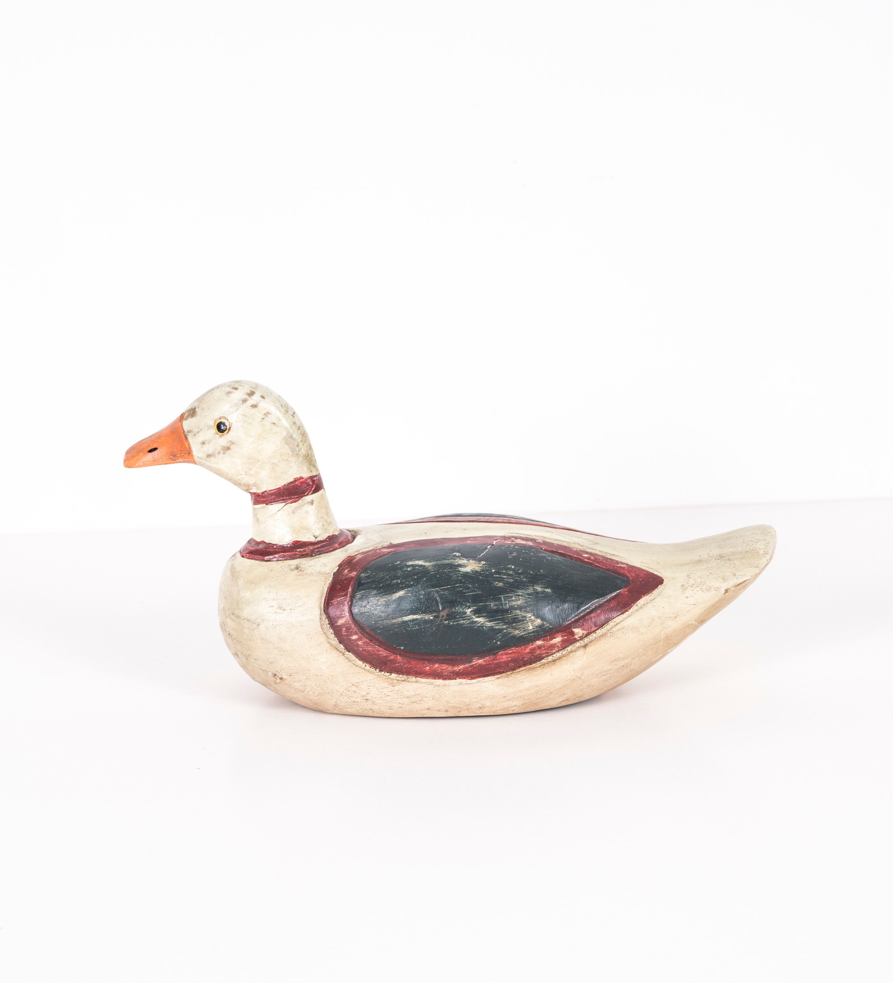 HANDMADE ANTIQUE WOODEN BIG DUCK