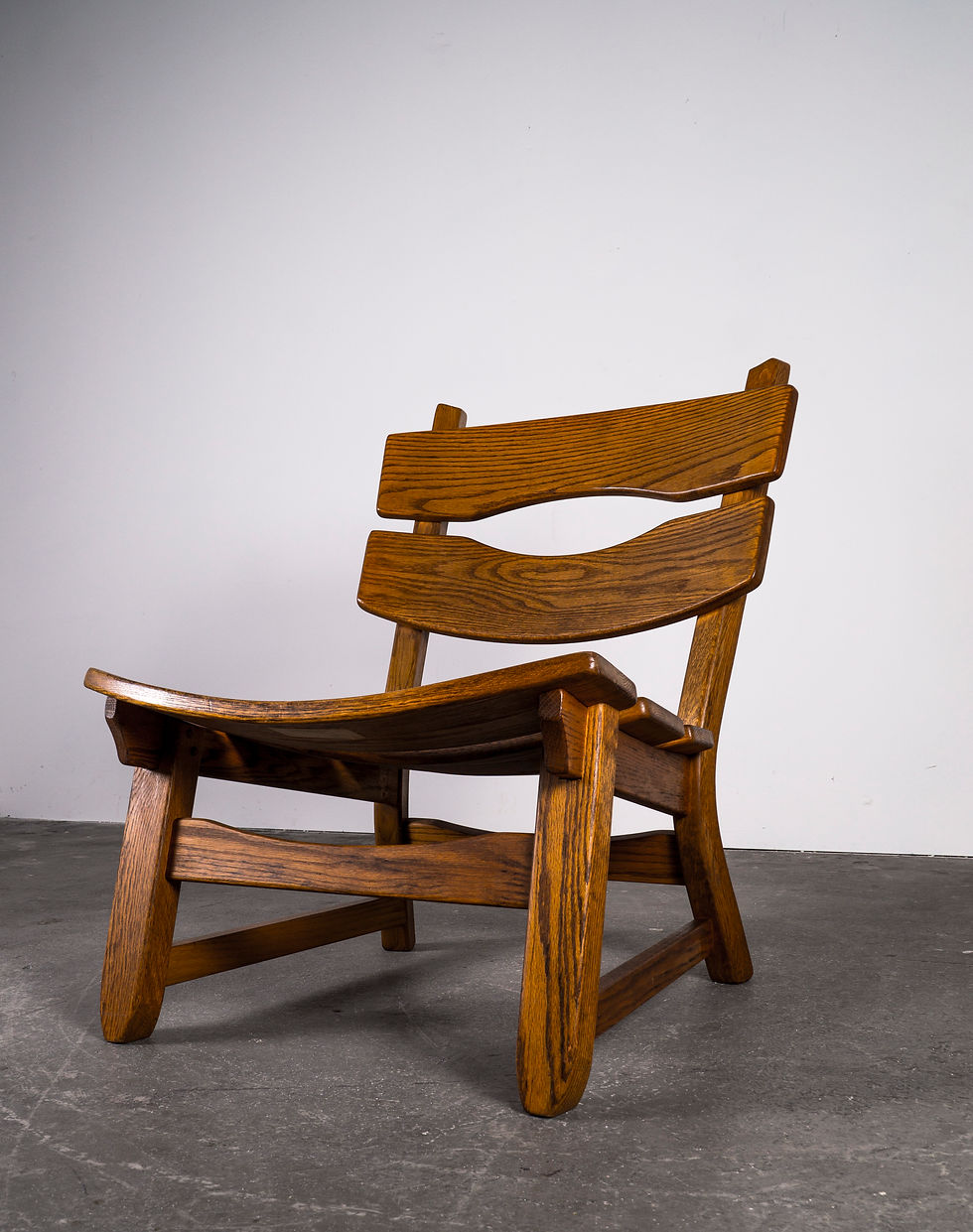 Thumbnail: BRUTALIST CHAIRS IN OAK, BY DITTMANN & CO. FROM AWA RADB