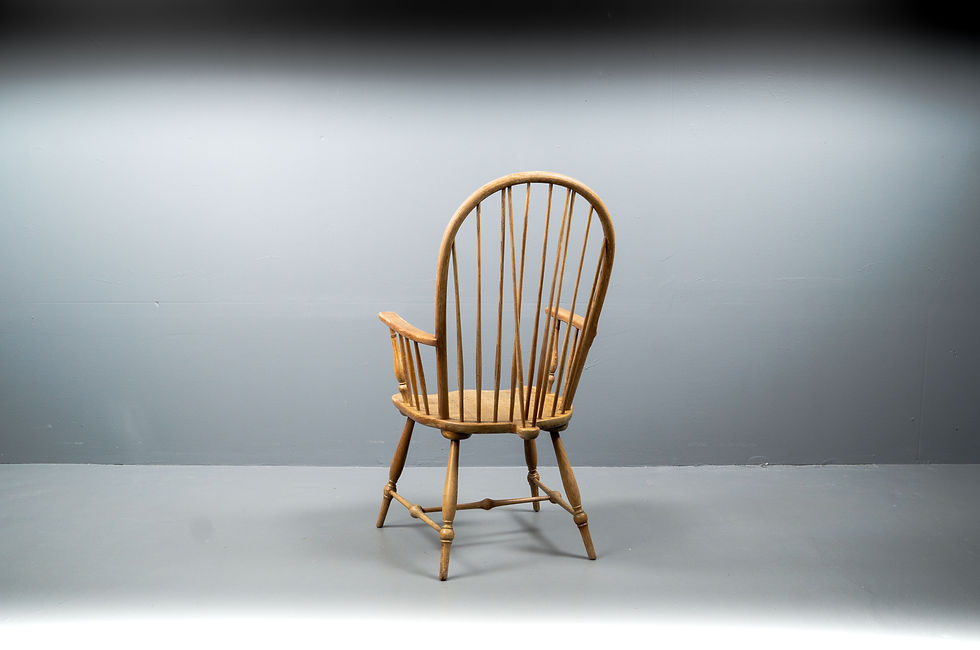Thumbnail: WINDSOR HIGH BACK ARMCHAIR IN OAK​​​​​​​