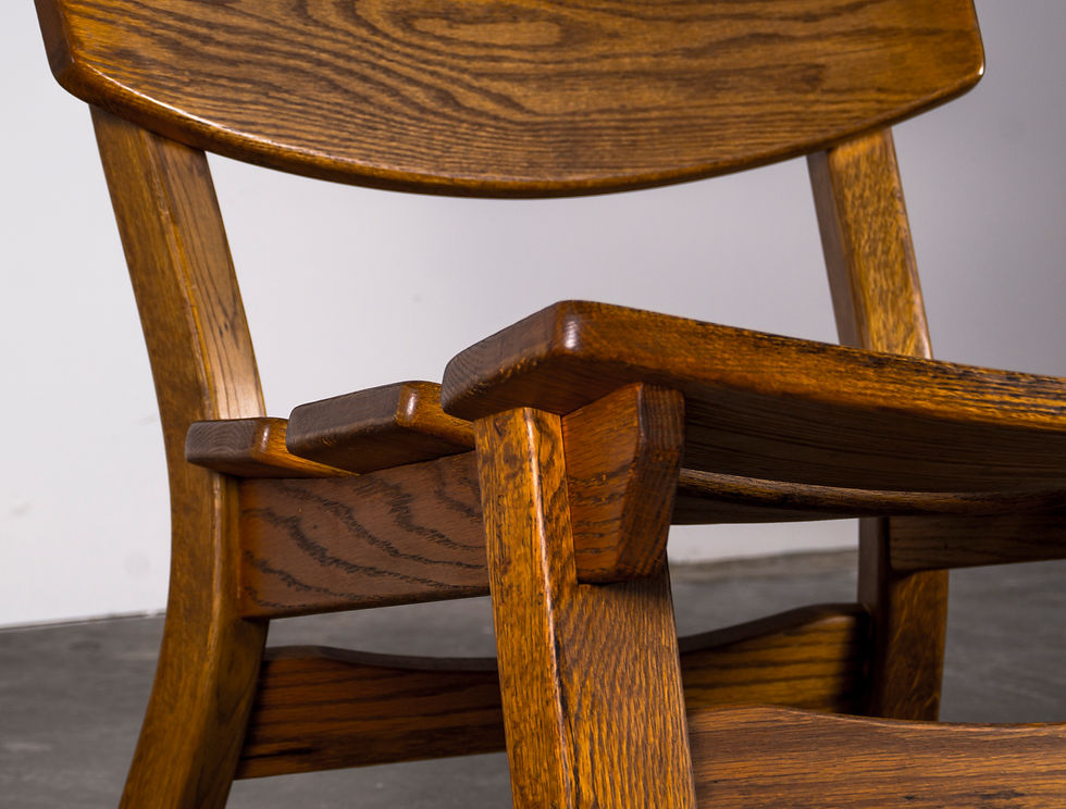 Thumbnail: BRUTALIST CHAIRS IN OAK, BY DITTMANN & CO. FROM AWA RADB