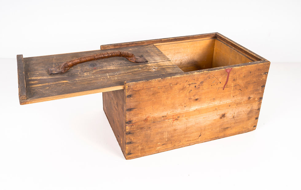 Thumbnail: Old box made of wood 1920er