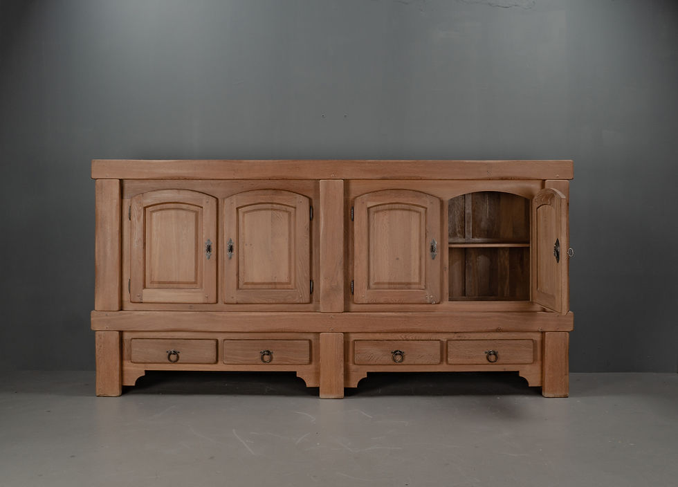 Thumbnail: BRUTALIST SIDEBOARD IN OAK WOOD 1960S