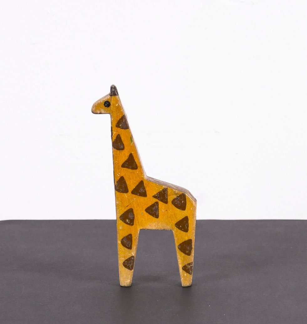 Thumbnail: ANIMAL FIGURINES BY BROCKEL VEB SPIELFIGUREN, GDR, 1970s