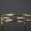 Thumbnail: GILT METAL BAR CART WITH SMOKED GLASS TOP, 1960S​​​​​​​