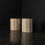 Thumbnail: TRAVERTINE MARBLE COLUMN CONSOLE TABLES FROM THE 1980s