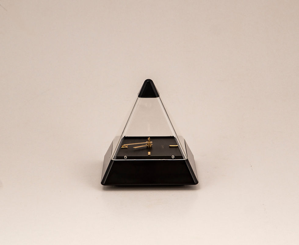 Thumbnail: PYRAMID CLOCK BY HIDEKATSU NOMIZU FOR TOCHIGI TOKEI 1989​​​​​​​