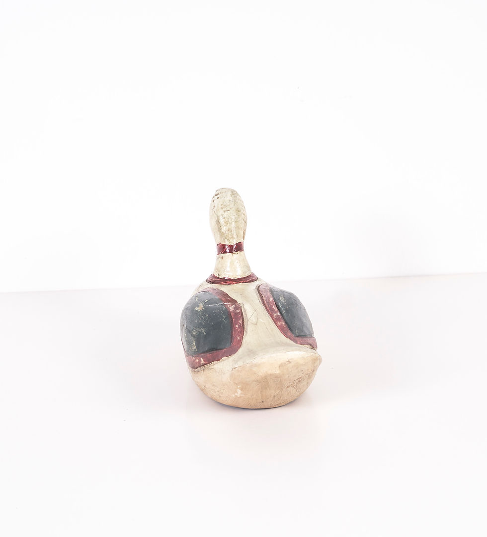 Thumbnail: HANDMADE ANTIQUE WOODEN BIG DUCK
