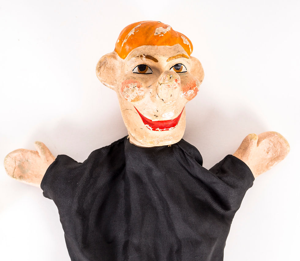 Thumbnail: HANDMADE ANTIQUE WOODEN FINGERDOLLS