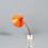 Thumbnail: GERMAN ORANGE DESK LAMP FROM SIS, 1950S