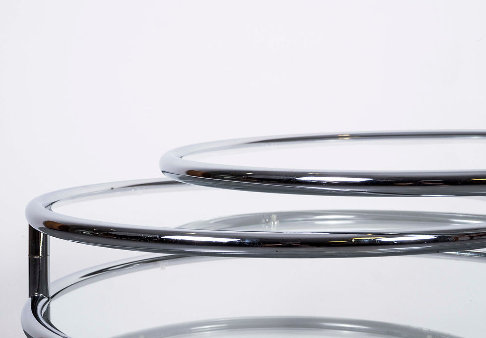Thumbnail: ROUND CHROME TABLE