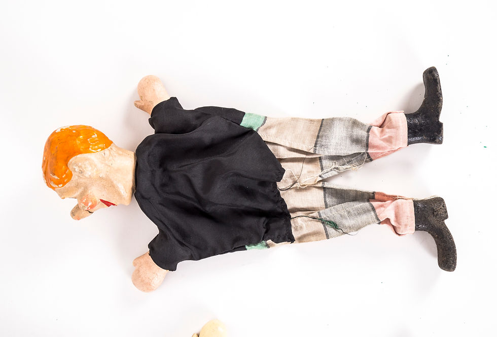 Thumbnail: HANDMADE ANTIQUE WOODEN FINGERDOLLS