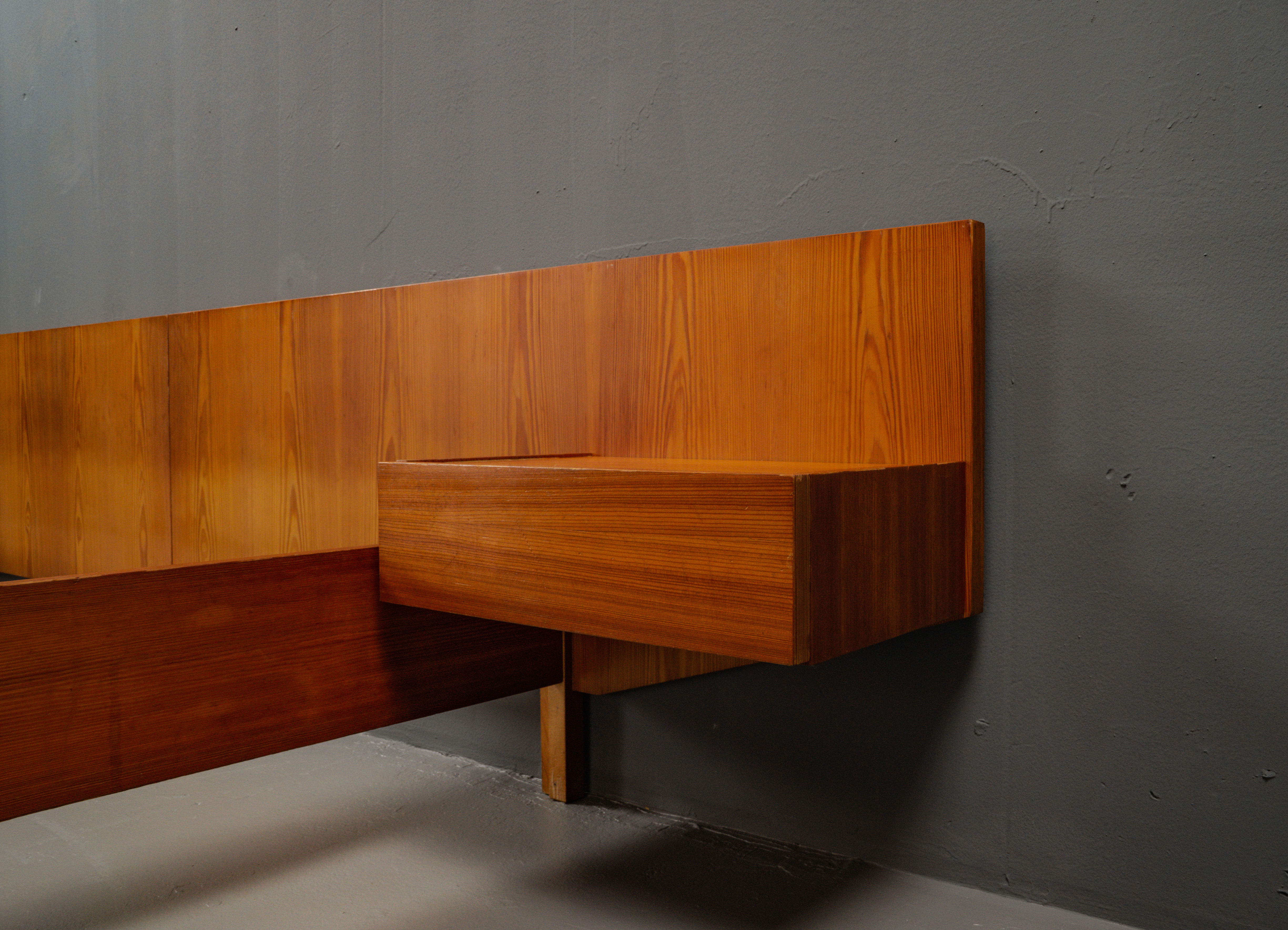 PINEWOOD DOUBLE BED, GERMANY, 1950S​​​​​​s