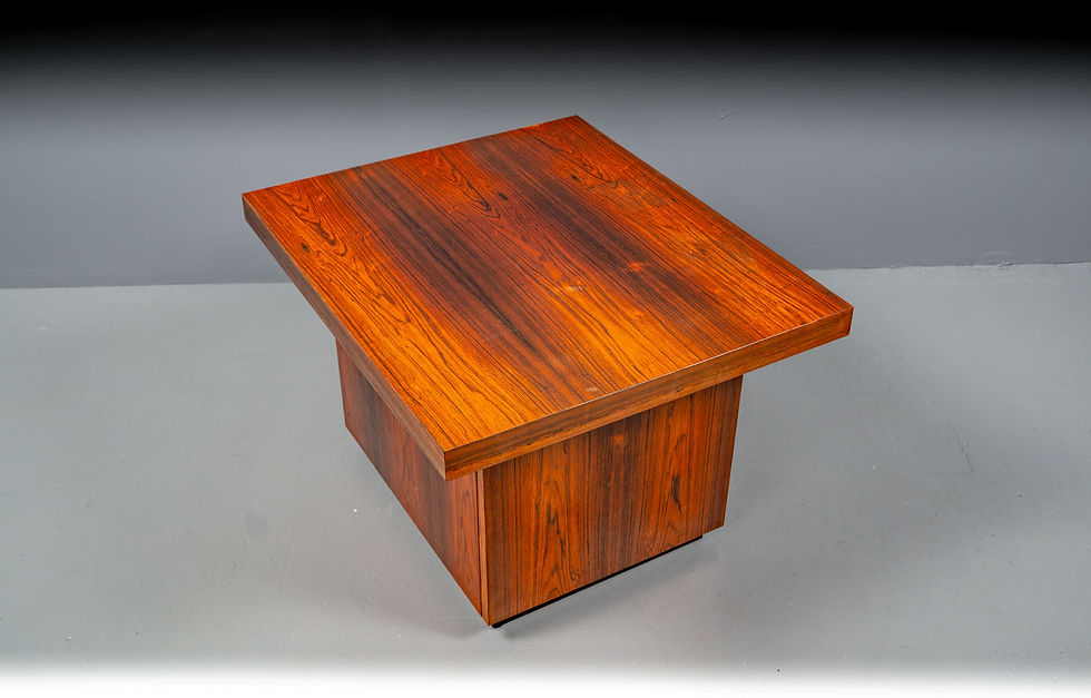 Thumbnail: ROSEWOOD COFFEE TABLE WITH SECRET COMPARTMENT, 1960s
