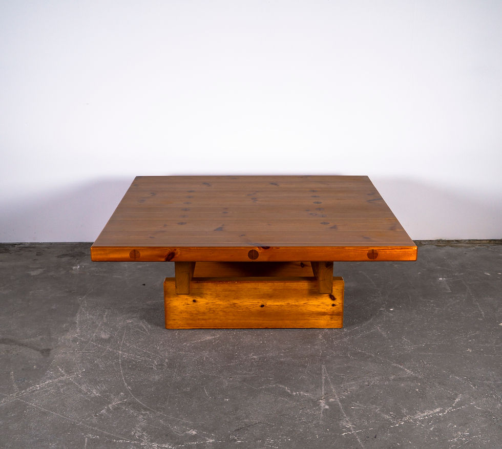 Thumbnail: SOLID PINE COFFEE TABLE DESIGNED IN THE ROLAND WILHELMSSON
