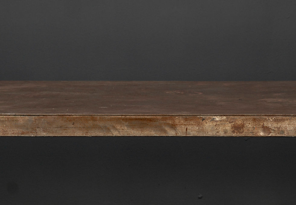 Thumbnail: LARGE HANDCRAFTED STEEL TABLE  TIMELESS PRESENCE IN INDUSTRIAL DESIGN