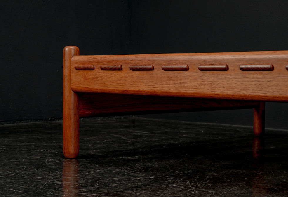 Thumbnail: HANDCRAFTED DANISH MID CENTURY DAYBED IN SOLID TEAK, 1960s