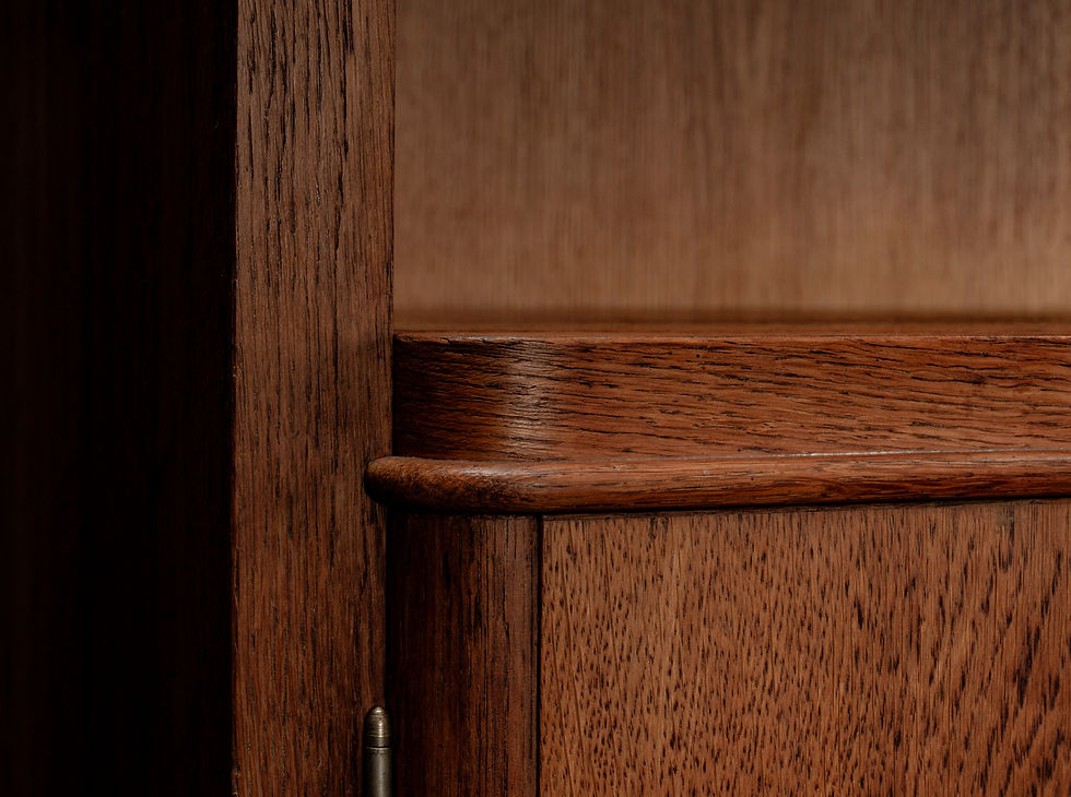 Thumbnail: ​​​​​​​ART DECO CABINET IN OAK BY BRUNO PAUL FOR VEB HELLERAU 1930s
