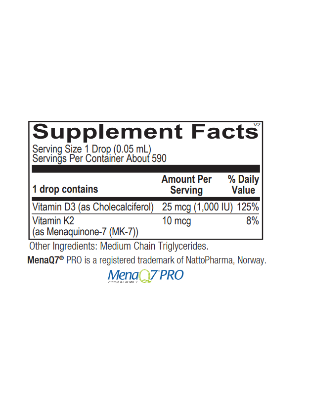 Thumbnail: Liquid Vitamin D3 with K2