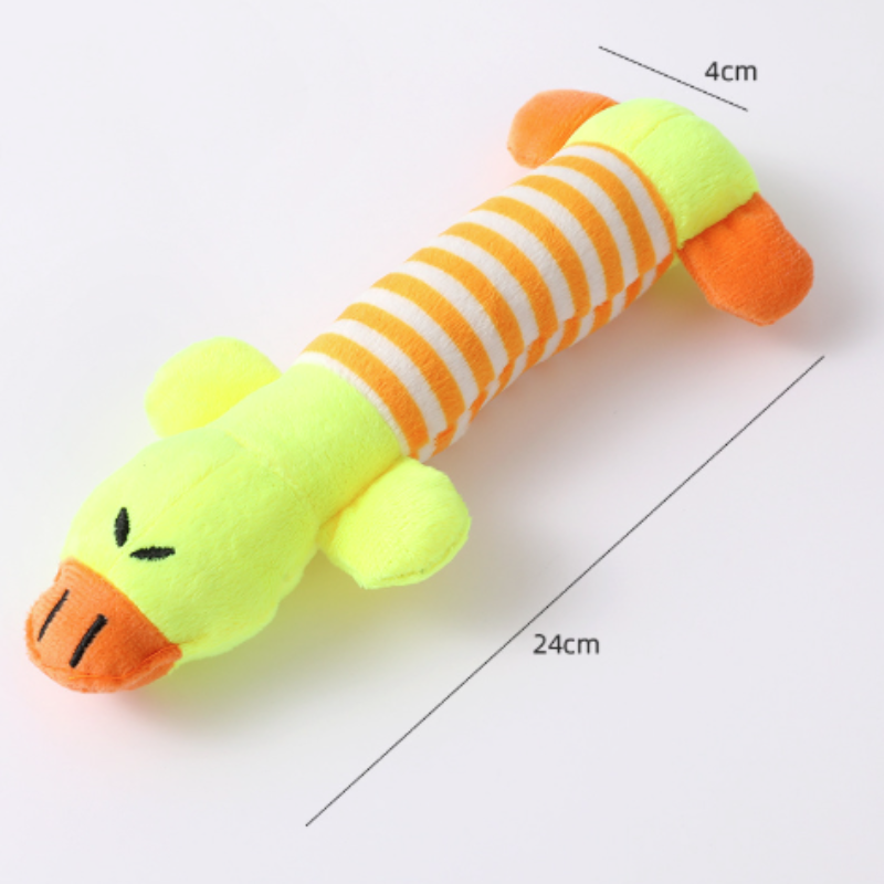 Thumbnail: SnuggleBuddy™ Plush Squeaky Toy