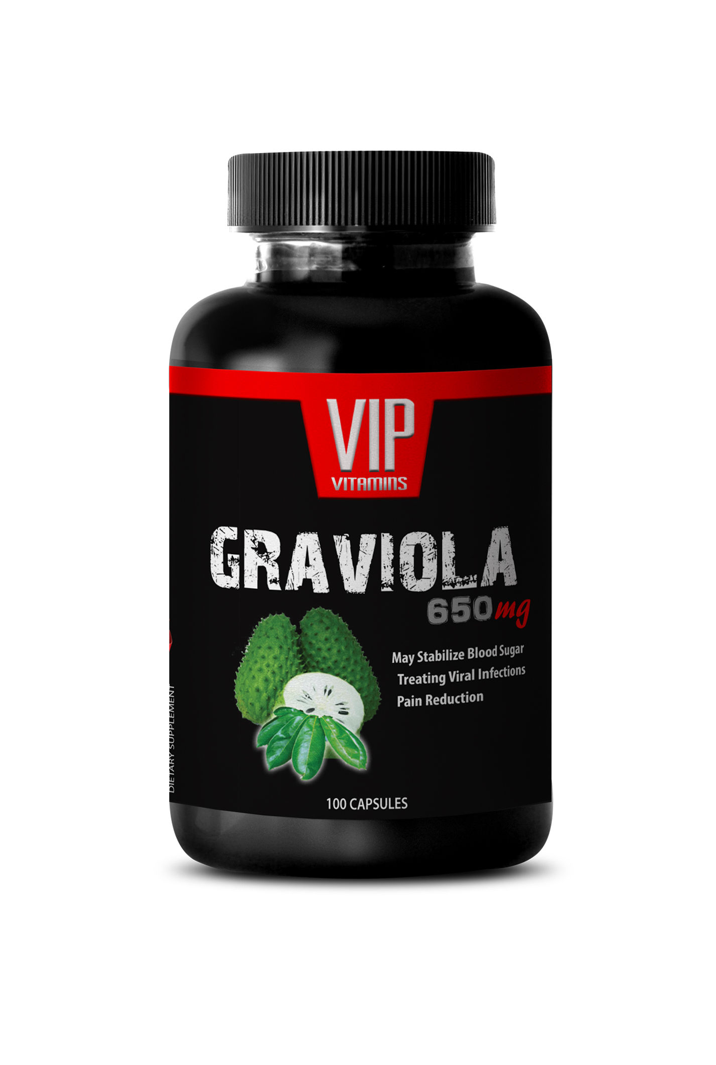GRAVIOLA EXTRACT 650MG - POWERFUL ANTIOXIDANT