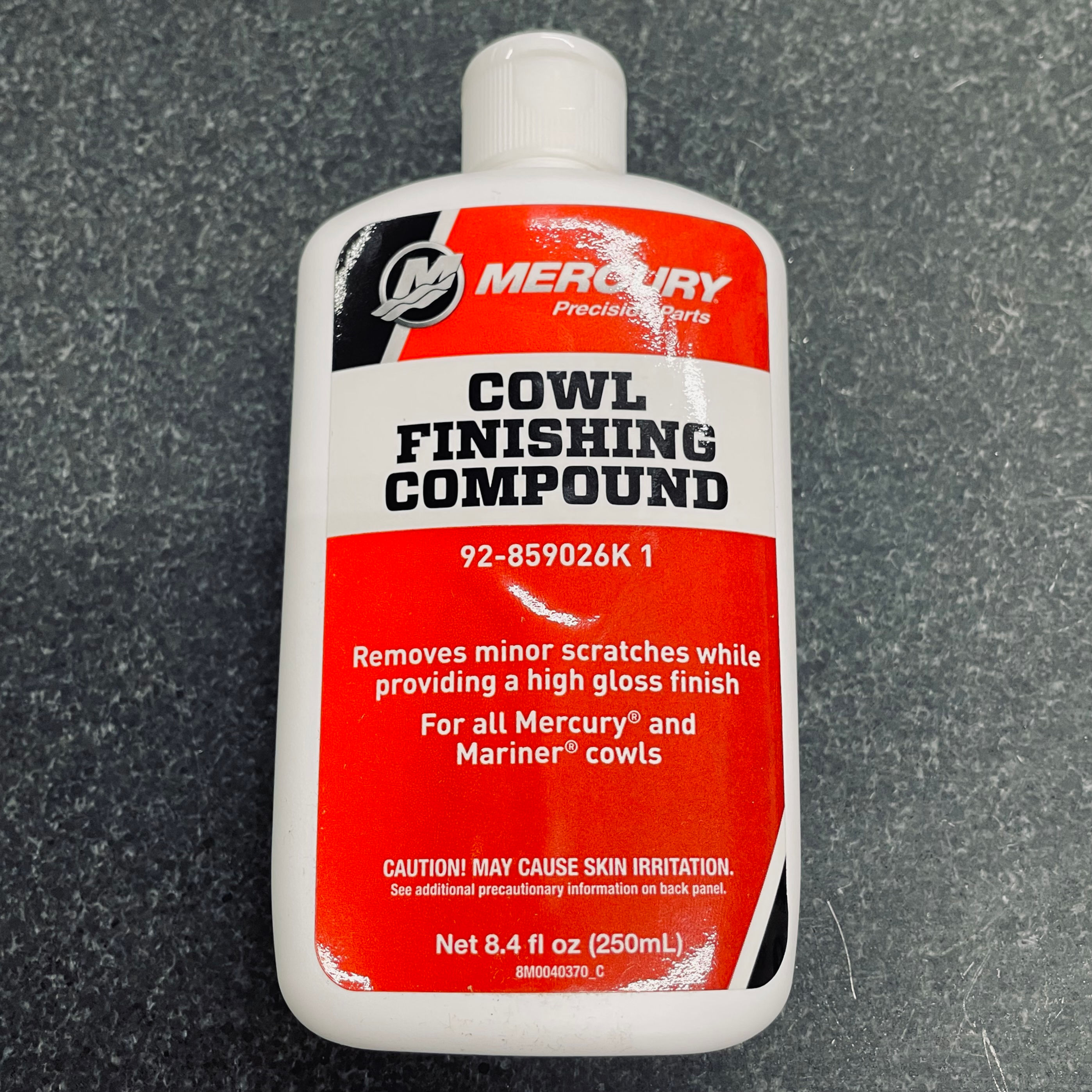 Mercury Cowl Finishing Compound