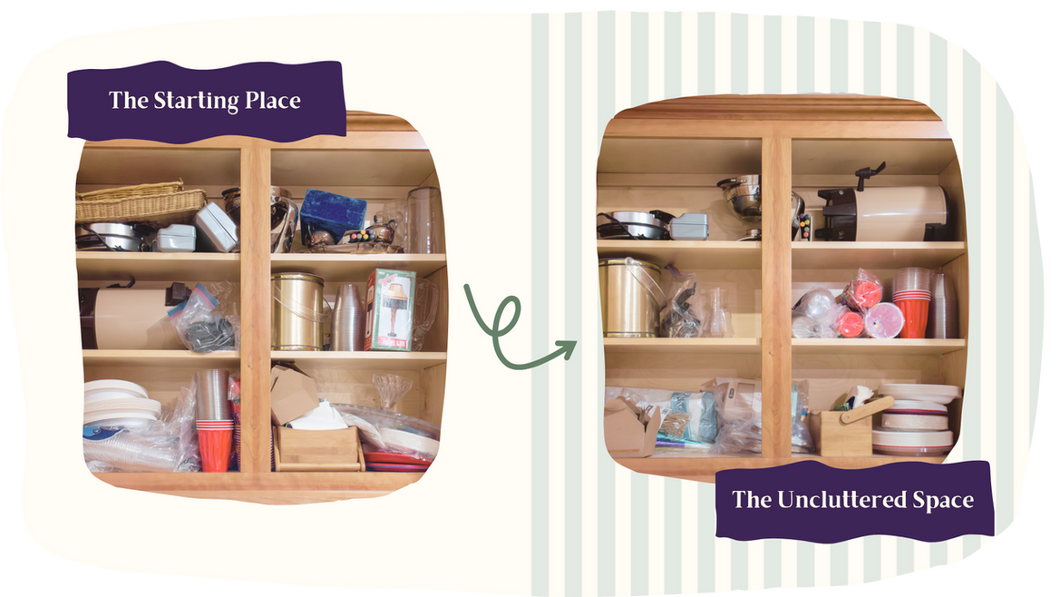 Before & After - kitchen cupboard