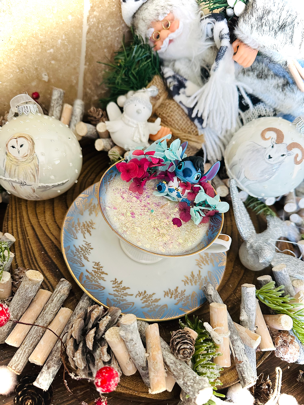 Tasse Romantique Stitch : Cinnamon Tea