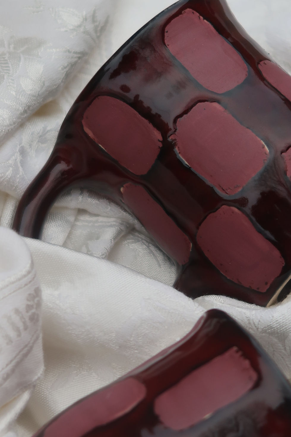 Thumbnail: CHECKERED CHERRY MOCHA MUG