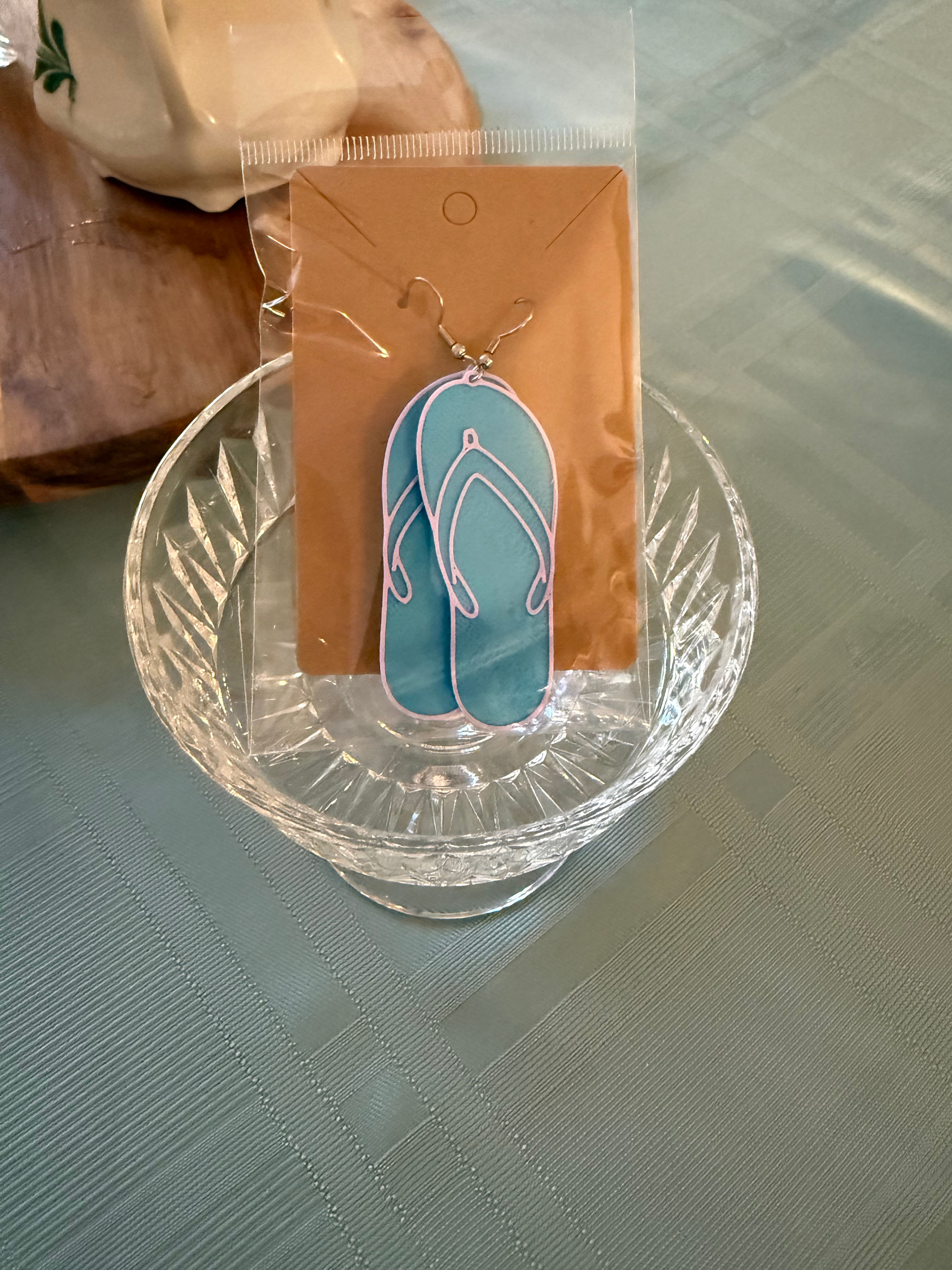 Flip flop earrings