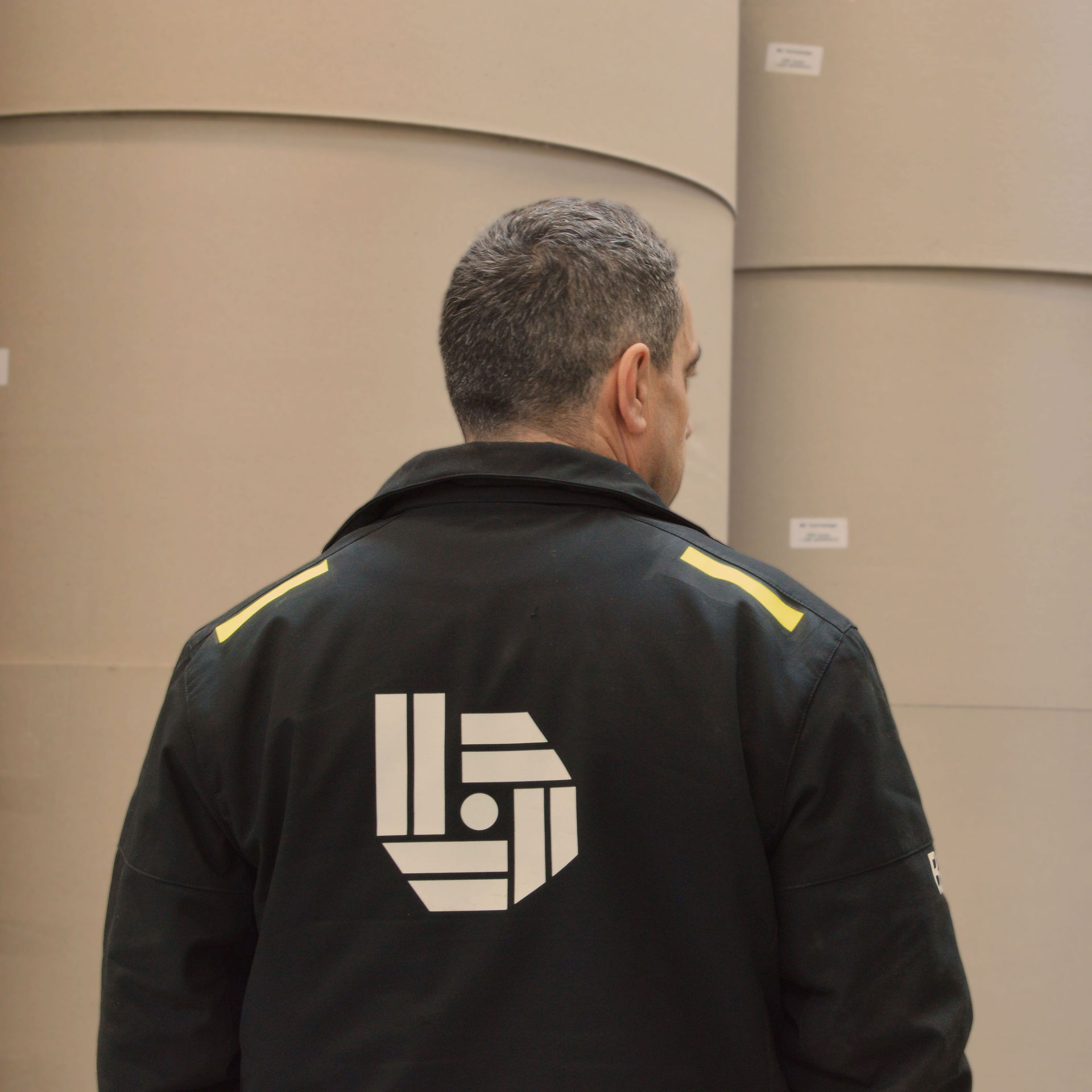 Logo on the back