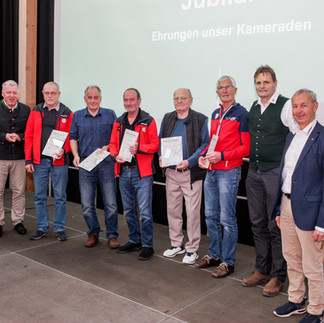 50 Jahre: Helmut Breitenbaumer, Roland Binder, Ernst Binder, Dr. Andreas Dibold, , Eduard Weilguni