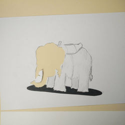 deel 1 woorddictee , in potlood