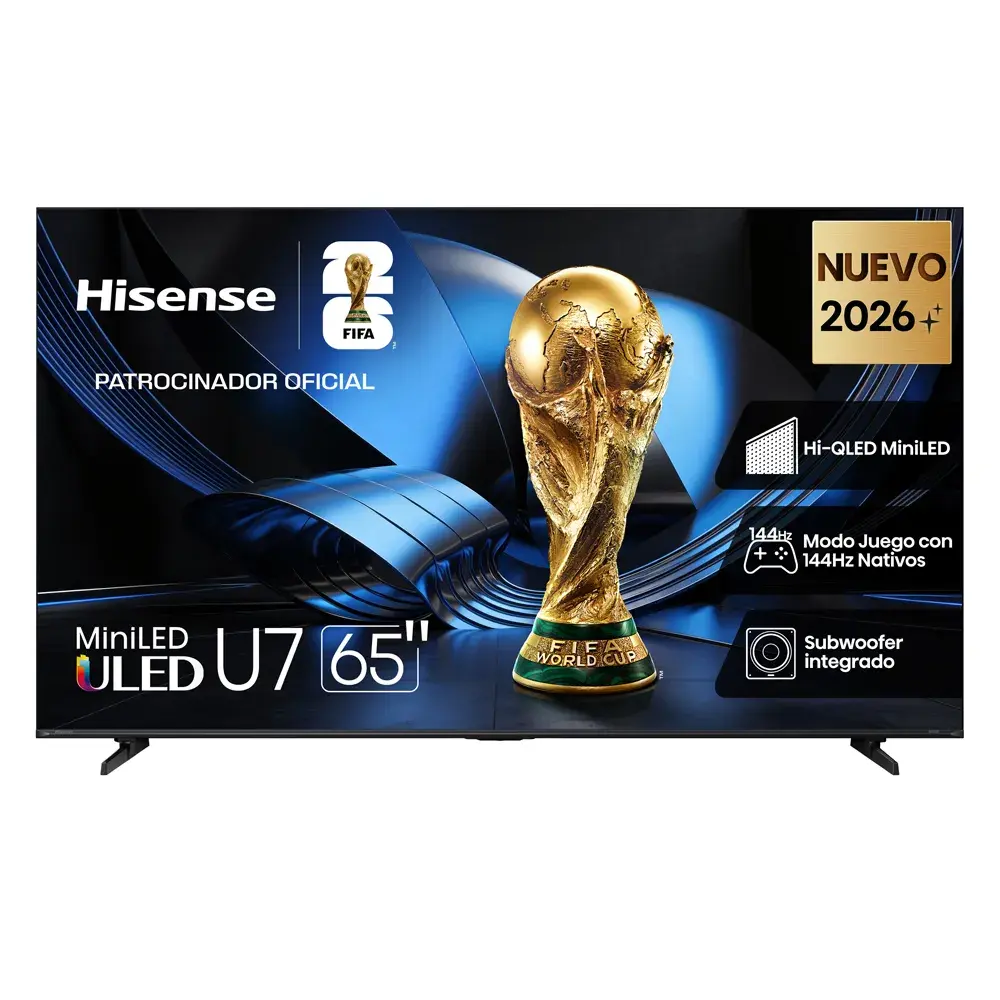 Tv Hisense 65 U7EG Mini Led Google Tv 4k 144hz HDMI 2.1 Modelo 2026