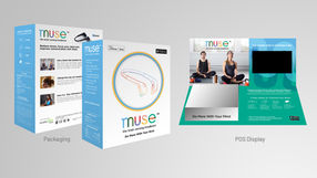 Muse meditation headband packaging and POS | InteraXon