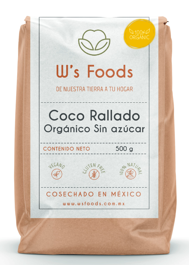 Miniatura: Coco Rallado Orgánico sin Azúcar