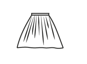 cartamodello gonna bimba