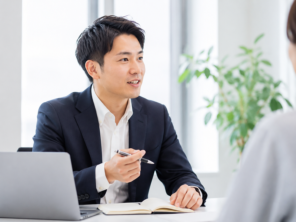 営業職採用男性