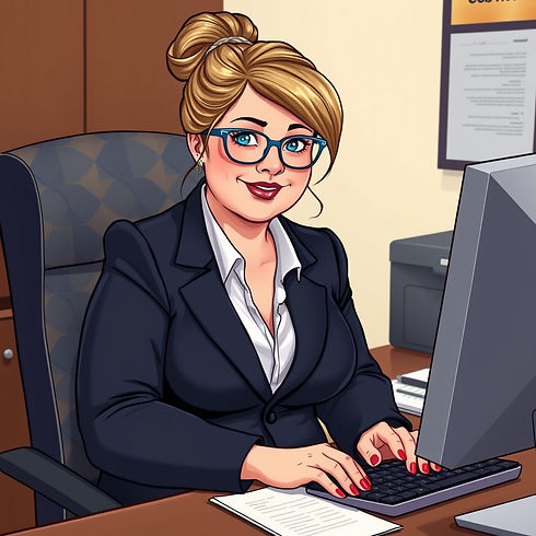 Illustration image of me for blog