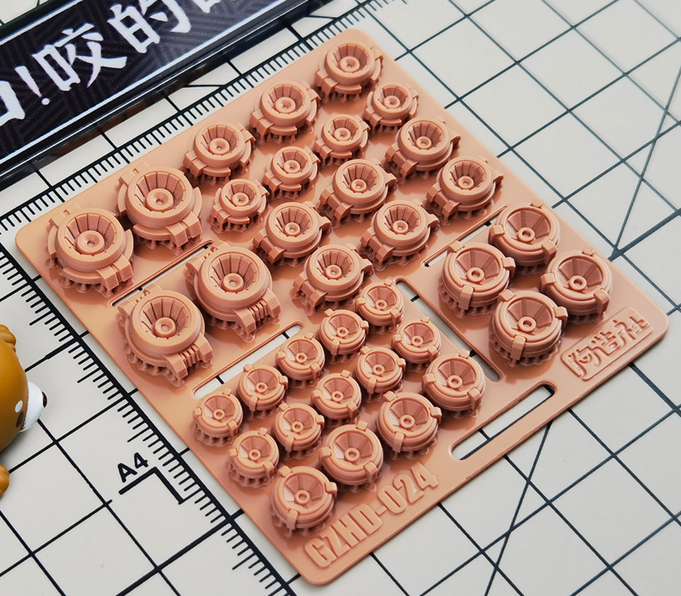狗造社 3D 印製 HG/RG/MG 通用樹脂膠機械細節改件 GZHD-024