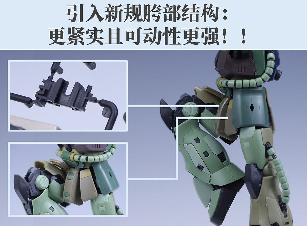 縮圖：107 整備班 RG 1/144 渣古系列通用骨架改件