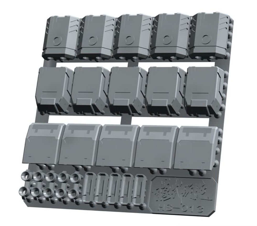 模式玩造 3D 印製 HG/RG/MG 通用樹脂膠機械細節改件 HS013