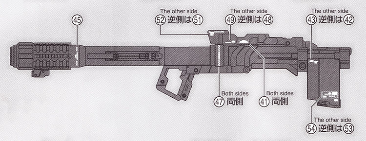 縮圖：EVO PG 1/60 中國紅獨角獸高達 Unicorn Gundam (China Red Ver.) 專用燙金水貼