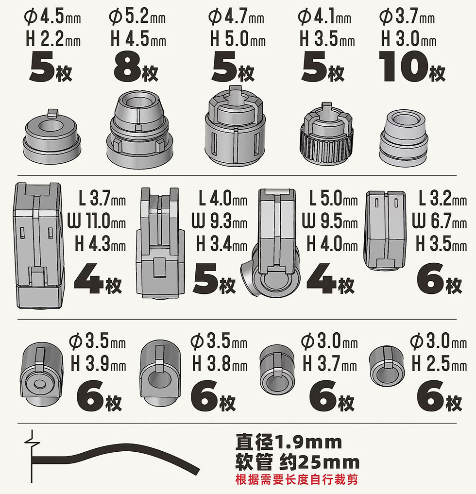 縮圖：[特別訂購] 狗造社 3D 印製多功能線纜動力管 GZTX-07