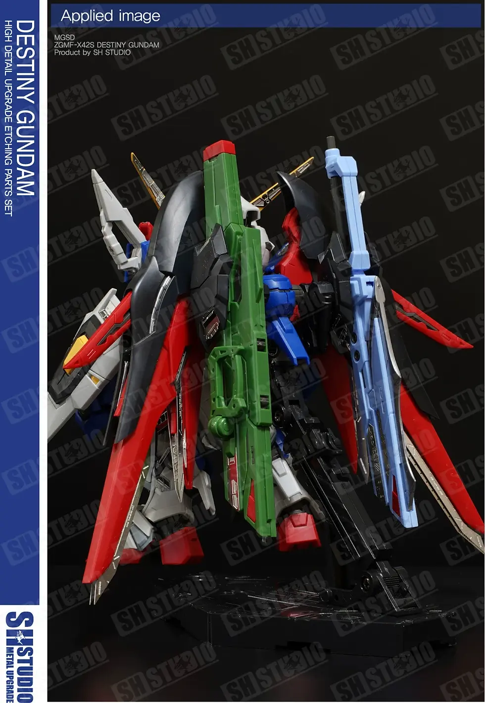 縮圖：[特別訂購] SH 工作室 MGSD 命運高達 Destiny Gundam 蝕刻片套裝 (含背膠)